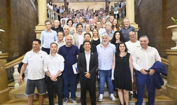 Kicillof recibió a representantes de Cámaras y Agrupaciones empresarias