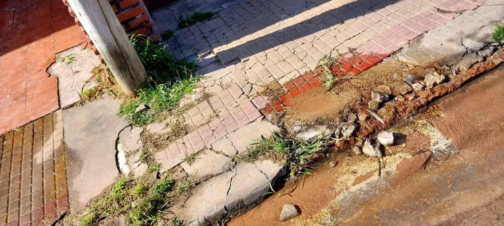 Vecinos de La Plata reclaman por una pérdida de agua que lleva más de 2 meses: “Nadie se hace cargo”