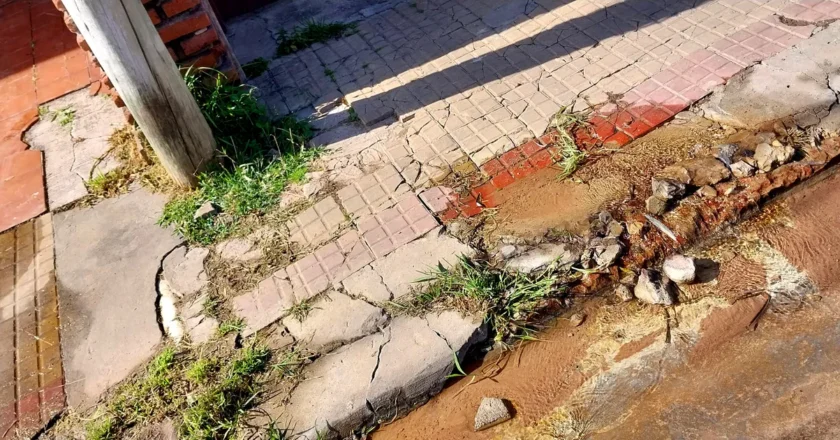 Vecinos de La Plata reclaman por una pérdida de agua que lleva más de 2 meses: “Nadie se hace cargo”