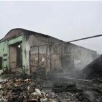Tras el voraz incendio, así quedó la Cooperativa de Cartoneros Platenses en Melchor Romero