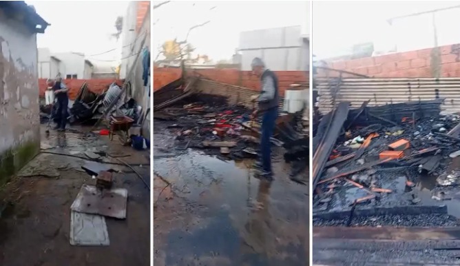 Una familia de Berisso perdió todo en un incendio y los vecinos organizan una colecta para ayudarlos