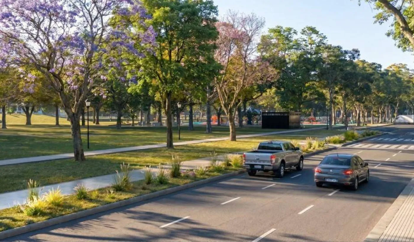Dan a conocer nuevas imágenes del Parque Saavedra ampliado y aseguran que los cambios mejorarán el tránsito