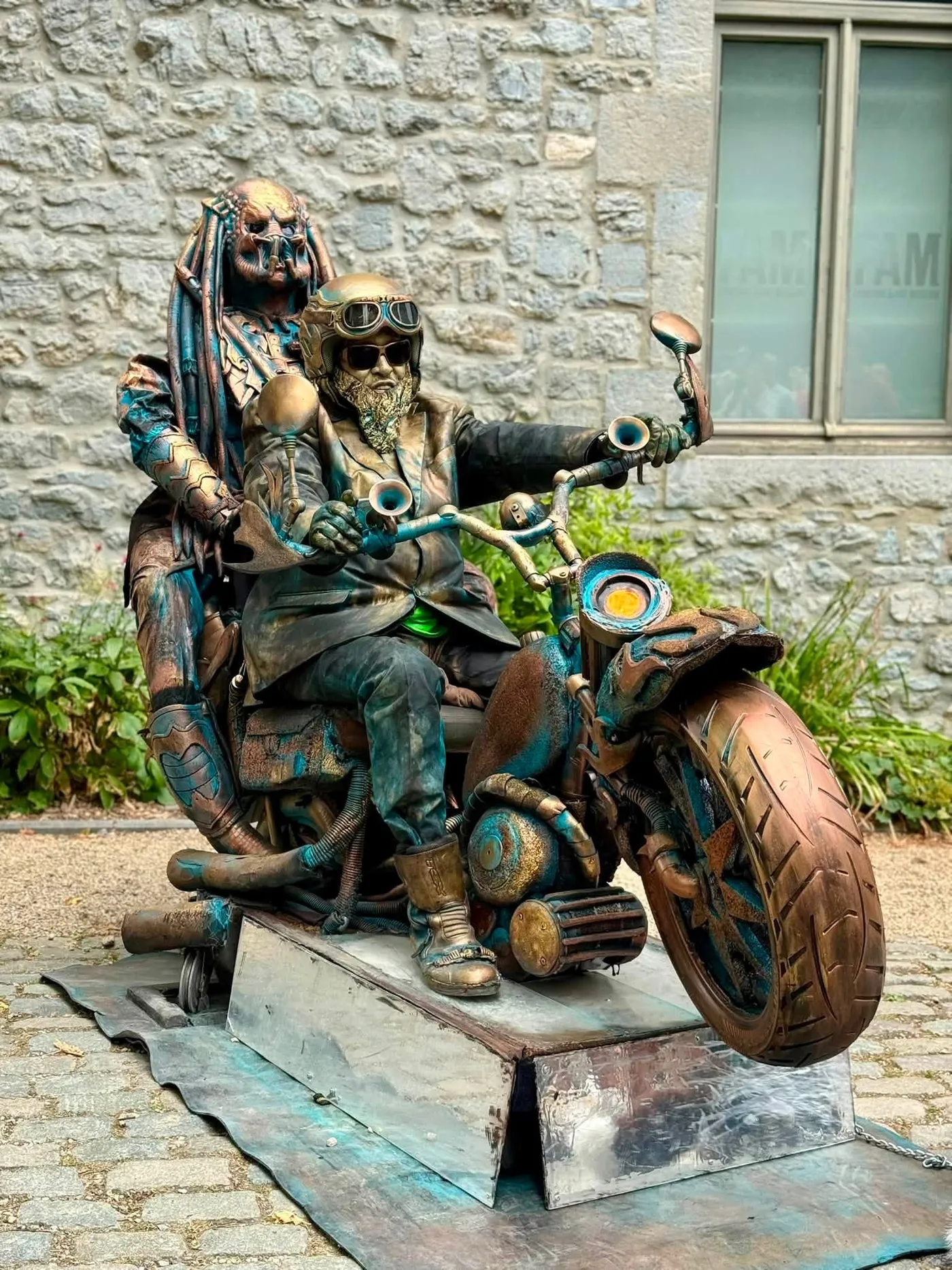 Un artista de La Plata conquistó el mayor campeonato europeo de estatuas vivientes con una gran recreación