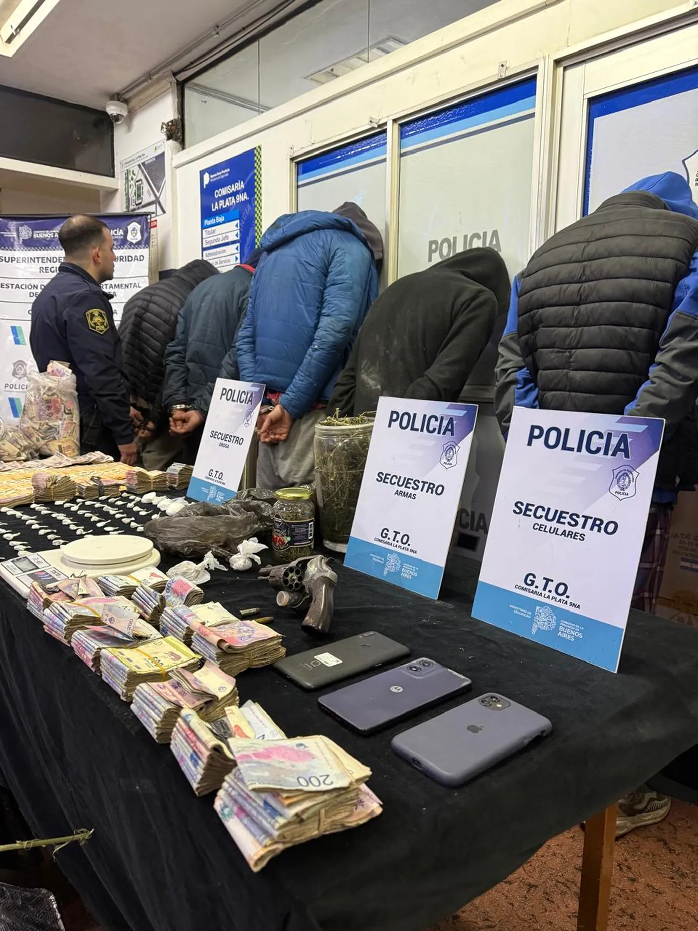Desbaratan un búnker de drogas en La Plata: seis detenidos y un millonario secuestro en El Mondongo