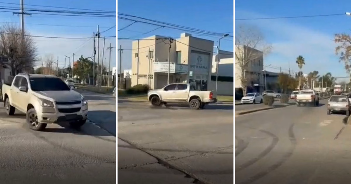 Video: una camioneta 4x4 hizo derrapes en plena avenida 31 de La Plata y quedó grabada